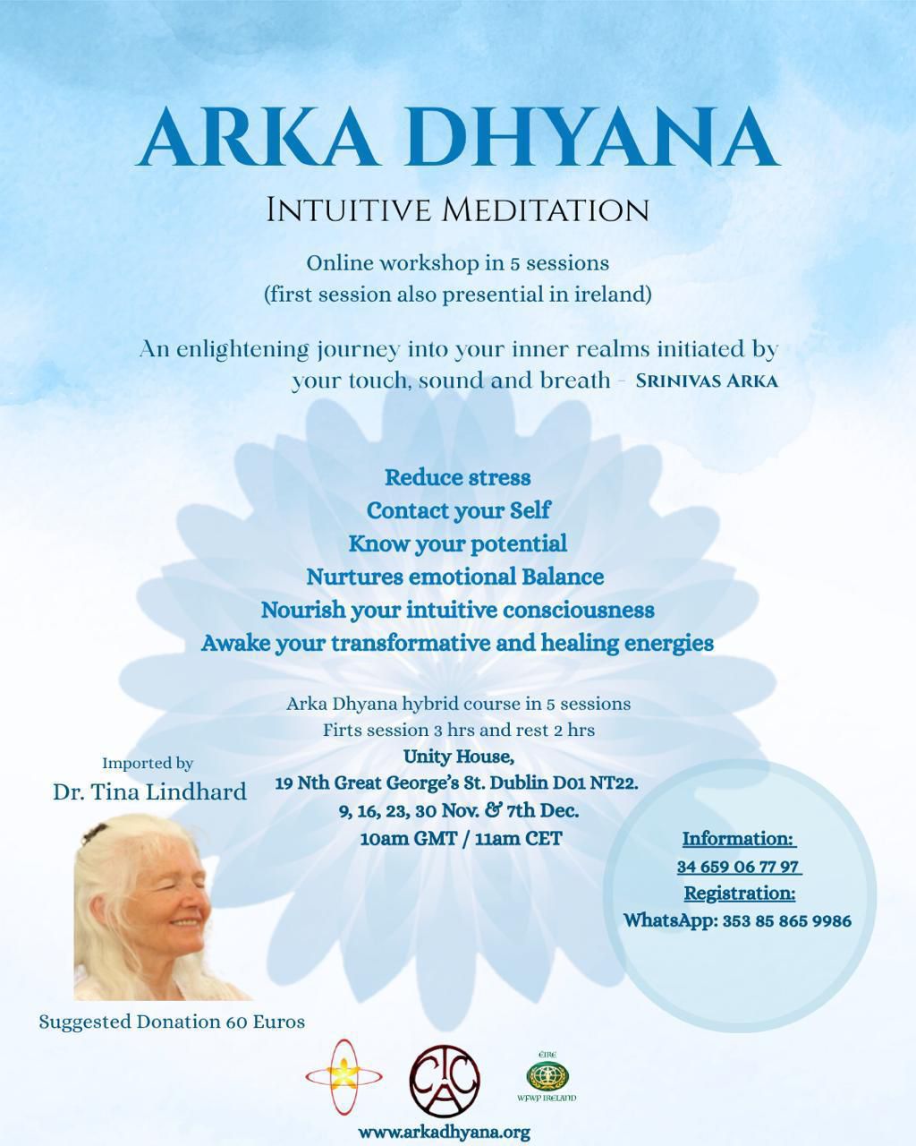 Arka Dhyana Intuitive Meditation Workshop – November 2025 (Dublin & Online)